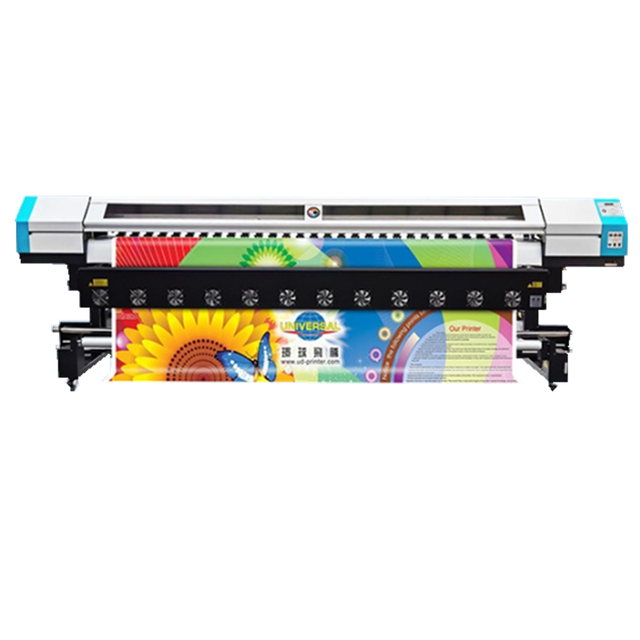 Eco Solvent Printer Price Galaxy 2.1M UD-21R2LC+ Inkjet Printer Large Format Plotter Eco Solvent with I3200 Printhead