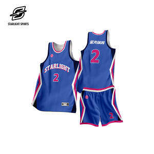 Camiseta de Baloncesto Starlight Sports 1 para Hombre, Camiseta Bordada de Baloncesto Reto, Transpirable, Talla Grande en Existencia - Product Image 3