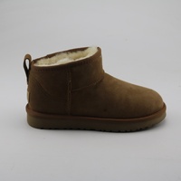 Sepatu Boots Wanita Kulit Sapi Asli VAA Colorway Anti-Selip