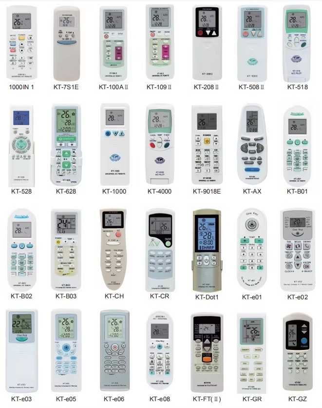 Easy <strong>Setup</strong> Auto <strong>Code</strong> Search Wholesale KT-E03 Digital One Key <strong>Universal</strong> Air Conditioner <strong>Remote</strong> Control for Air Conditioning Parts