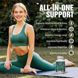 Complément alimentaire Premium Nature's Health 100% naturel <span class=keywords><strong>à</strong></span> base de Chlorella et d'Hibiscus en capsules pour soutenir le système immunitaire - Product Image 2