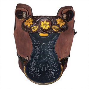 Silla de Montar Occidental de Cuero Vacuno 100% Hecha a Mano con Diseño Antiguo, Personalizada, para Equitación de Placer y Carreras, Venta al por Mayor - Product Image 1