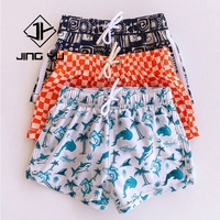 Shorts de bain pour enfants de haute qualité, imprimés, avec cordon de serrage, en polyester recyclé personnalisé