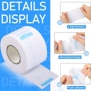 Mejor Oferta: Rollos de Papel Desechables Impermeables para Cuello de Salón, Tiras de Papel con Volantes para Cuello para Barbería - Product Image 2