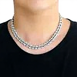 Collar Cubano de Moissanita de Alta Calidad con Incrustaciones de Diamantes, Cadena de Plata de Ley 925 para Moda Hip Hop - Product Image 1