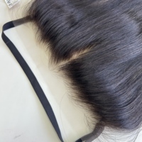 Topper en cheveux humains 100% naturel, noir naturel, indétectable, pré-épilé, avec dessus en soie en forme de T, nœuds blanchis, fermeture frontale et ligne de cheveux en dentelle HD