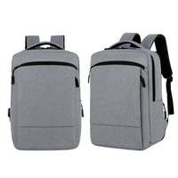 Sac à dos d'affaires pour ordinateur portable en polyester, personnalisable OEM, avec chargement USB, pour usage professionnel et grossiste, idéal pour les marques électroniques et les entreprises IT