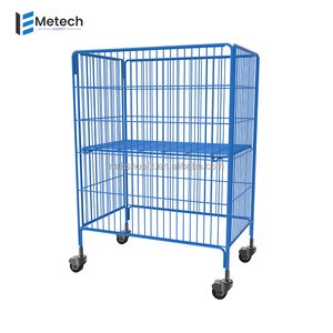 Dây Kim Loại giỏ với bánh xe cho bán lẻ hiển thị dây Dump bin giải pháp - Product Image 6