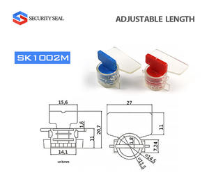 Sello de seguridad a prueba de manipulaciones Sellos antimanipulaciones Sello de medidor de logotipo de impresión de camión - Product Image 6