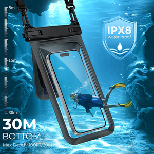Custodia Impermeabile per Cellulare IPX8, Doppia Borsa 2 <span class=keywords><strong>in</strong></span> 1 con Doppio Spazio, Astuccio Impermeabile per Telefono - Product Image 6