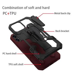 Étui de support de <span class=keywords><strong>ceinture</strong></span> à pince antichoc pour <span class=keywords><strong>IPhone</strong></span> 16 Plus 15 14 13 12 Mini 11 Pro XR X XS Max 8 7 Plus 6 6S Hybrid TPU PC Armor Cover - Product Image 6