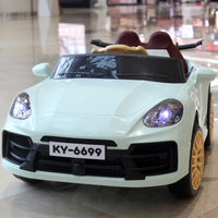 Voiture électrique pour enfants, voiture à quatre roues pour hommes et femmes avec télécommande, voiture jouet, poussette électrique rechargeable pour bébé