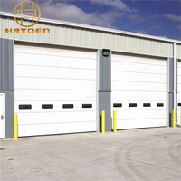 Fabricant de portes de levage isolées pour entrepôts, porte sectionnelle industrielle avec serrure de sécurité, porte automatique à ouverture par le haut pour atelier