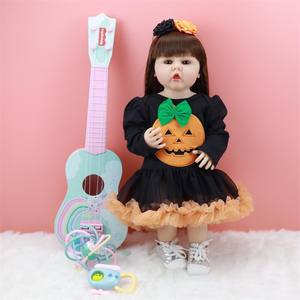 Poupées bébé garçon 22 pouces, corps complet en Silicone, super cadeau d'anniversaire <span class=keywords><strong>qui</strong></span> <span class=keywords><strong>ressemble</strong></span> à de vrais bébés - Product Image 4