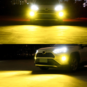 Novsight Lampadina per Fari Auto H4 COB ad Alta Potenza 3000k Giallo Dorato 10000LM 72W 9005 H7 H11 Faro <span class=keywords><strong>LED</strong></span> Luce <span class=keywords><strong>Fendinebbia</strong></span> - Product Image 6