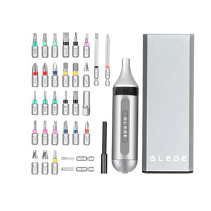 Juego de destornilladores magnéticos con mango de aluminio Glede 32 en 1, kit de herramientas para reparaciones en el hogar - Product Image 1