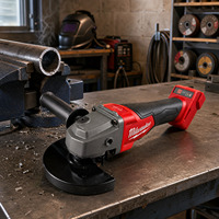 Kit combiné d'outils électriques sans fil Milwaukee M18 FUEL 11 pièces, 2 clés à chocs, perceuse-visseuse, meuleuse, 4 batteries, chargeur, sac