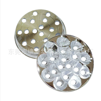 Réflecteur LED haute précision à 18 trous en alliage d'aluminium usiné CNC avec angle de faisceau précis