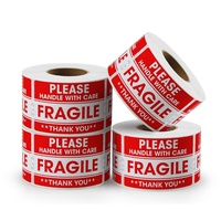 Autocollant Fragile le plus vendu - MANIPULER AVEC SOIGNE - Étiquettes d'avertissement personnalisées - Marque privée pour l'expédition de montres classiques