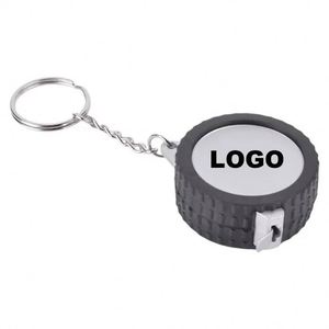 <b>Custom</b> <b>Keychain</b> Tire Tape Measure Scale Metric and Inches Measuring Tape Automatic Soft Steel Tape Measure <b>Keychain</b> Mini 3ft - Product Image 1