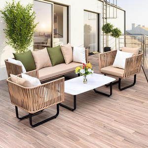 Ensemble <span class=keywords><strong>de</strong></span> canapés en rotin moderne pour l'extérieur, résistant à l'eau, durable, écologique, meubles <span class=keywords><strong>de</strong></span> <span class=keywords><strong>jardin</strong></span>, meubles <span class=keywords><strong>de</strong></span> terrasse, salle à manger, <span class=keywords><strong>salon</strong></span>, directement <span class=keywords><strong>de</strong></span> l'usine - Product Image 5