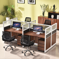 Table de bureau modulaire Cloison de bureau pour le personnel poste de travail mobilier de bureau commercial ensemble table et chaises Bureau de travail