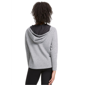 Personnalisé Coton Doux Zippé O-cou Gris Sport <span class=keywords><strong>Allaitement</strong></span> Top Avec Capuche - Product Image 6