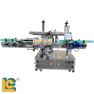 Plastic Container Label Pasting Machine Automatic Round Bottle Labeling Machine for body wash bottle