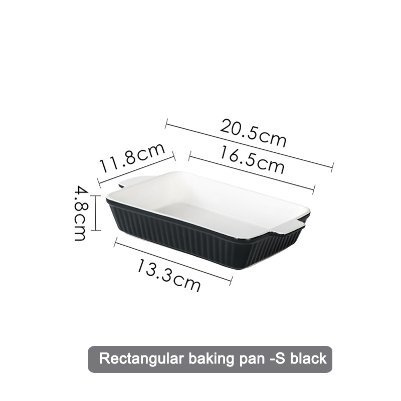 Plat de cuisson noir-S