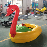 Haute qualité en plastique électrique pare-chocs bateau famille enfants piscine aire de jeux flotteur pas gonflable petit Mini Jet Boat parc aquatique en plein air