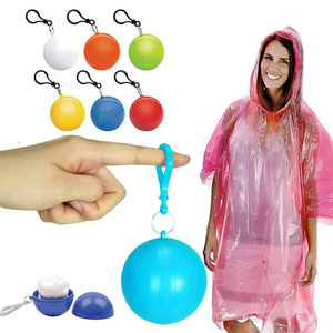 Llavero Impermeable, Poncho <span class=keywords><strong>de</strong></span> <span class=keywords><strong>Lluvia</strong></span> Desechable, Impermeable Portátil, Ponchos <span class=keywords><strong>de</strong></span> <span class=keywords><strong>Lluvia</strong></span> Desechables en una Bola - Product Image 1
