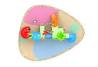 Équipements de terrain de jeux pour enfants à bas prix, équipements en plastique pour parcs d'attractions, divertissement commercial, toboggan de terrain de jeux extérieur