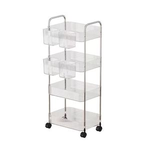 Chariot de rangement multifonctionnel moderne le plus populaire pour ongles, en acier inoxydable, pour salon de beauté et SPA, idéal pour le salon - Product Image 4