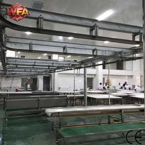 Línea de Sacrificio de Ovejas y Cabras de Pequeña Capacidad, Sistema de Transporte Aéreo de Acero Inoxidable, Planta de Procesamiento de Carne, <span class=keywords><strong>Matadero</strong></span> - Product Image 6