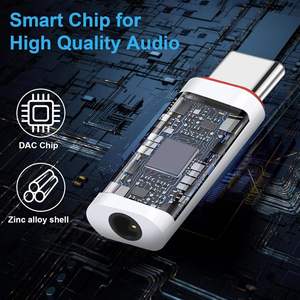 Adaptador de Audio de 3.5mm Hembra a Tipo C de 8 Pines, Convertidor OTG AUX, Nuevo, para Teléfonos Móviles, para Auriculares con Cable - Product Image 2