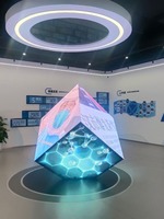 Display LED a Cubo Creativo per Pubblicità Birra, Schermo LED Interno P1.86, Display LED Magico IP65