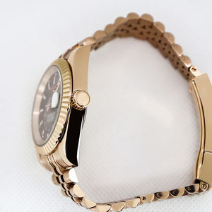 Reloj Mecánico Automático para Hombre, Modelo Nuevo Premium, Color Dorado Marrón, Lujoso, Acero Inoxidable, Cristal de Zafiro, Resistente al Agua 3BAR, Digital - Product Image 5