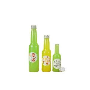 زجاجات خمور صغيرة من البلاستيك لزجاجات شراب عصير روحي فارغ من البلاستيك لحيوان أليف