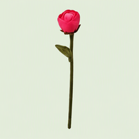 Fleur artificielle HUGMEI, fleur artificielle au toucher réel, tulipe en peluche, faite à la main, décoration de Noël réaliste pour la maison