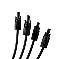 Connecteur de branche solaire PV-BMY5 CE IP67 4 à 1 30A 1000V DC femelle et mâle étanche de type Y pour système photovoltaïque solaire