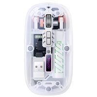 Yesido KB29 Mouse Nirkabel Bluetooth Transparan Mode Ganda (Putih)