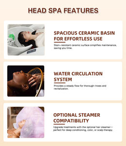 Lettino Massaggio Giapponese Premium di Lusso 2026 con Lavabo in Ceramica e Terapia dell'Acqua per Centri <span class=keywords><strong>Benessere</strong></span> - Product Image 6