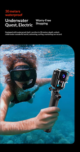 Cámara de Acción 5K 30fps, Cámara Deportiva Subacuática 4K 60fps, WiFi, Pantalla Táctil, Estabilización EIS, Resistente al Agua 30M, Cámara para Casco de Bicicleta - Product Image 2