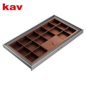 Caja de Almacenamiento para Joyería de Cuero Serie Kav Mousant Accesorios para Armario Herrajes para Muebles Cajón Organizador de Joyas - Product Image 5