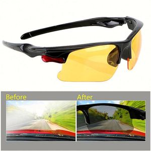 Lunettes de soleil de protection pour voiture, lunettes de vision nocturne pour homme, lunettes de conduite de nuit – Vente chaude à prix abordable - Product Image 2