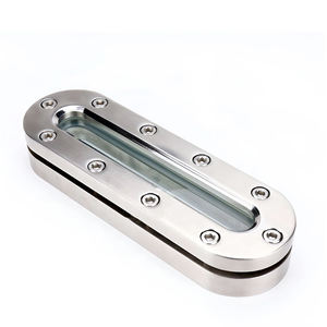 Food Grade In-Line Flow Sight Glass, tipe panjang bulat tangki persegi panjang dengan indikator Diopter permukaan dipoles tekanan rendah - Product Image 6