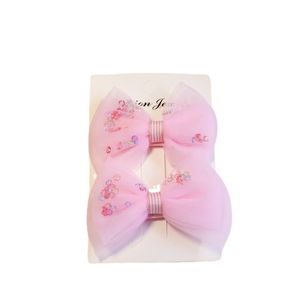 Pinza para el pelo con lazo de malla estilo coreano, linda pinza para el pelo infantil, suave para las manos de las niñas pequeñas, pinza para flequillo, adorable pinza para el pelo de princesa - Product Image 5