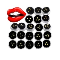 Kit de gemmes dentaires professionnelles pour usage domestique, cristal, or 18 carats, blanchiment des dents, lumière LED de durcissement, adhésif, boîte cadeau, bricolage
