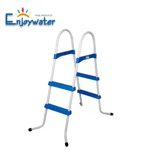 Échelle de piscine à cadre en acier à 2 marches avec marches en plastique antidérapantes pour échelle de piscine hors sol de 30 ''de hauteur Accessoires