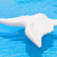 Bouée gonflable pour adultes en PVC avec ailes d'ange, lit flottant aquatique, approvisionnement transfrontalier